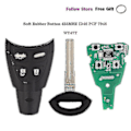 Miniatyrbillede 1 af 4: 434MHz Smart Fjernbetjening Bilnøgle til Saab 93 95 9-3 9-5 2003-2010 Ltqsaam433tx Id46 Chip Udskiftning Blød Gummi Pad Etui[HhhhS]  (FMY) Remote