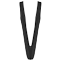 Pikkukuva 1 / 5: Miesten Monokini Yksiosainen Uimapuku Miehille Yhtenäinen Väri Syvä V-Aukko Body Mankini Uima-asu Ranta-asu (FMY) One Size Black