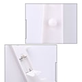 Miniatyrbillede 3 af 3: 22cm LED Lysende Tal Hvide 0-9 Bryllup Fødselsdagsfest Batteridrevet Lampe (FMY) Number 0