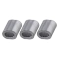 Miniatyrbilde 2 av 3: For 800 stk. M1 Ovale Wire Rope Sleeves Aluminium Krympe Loop Sleeves Clip WS1778 (FMY)