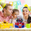 Pikkukuva 4 / 5: Hyvää syntymäpäivää kakun koriste Spider-Man kakun koriste Piirretty teemajuhlat kakun koristelu, Glitter Hyvää syntymäpäivää kakun koriste lapsille poika syntymäpäivä (FMY)