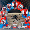 Pikkukuva 4 / 5: Spidey ja Hämmästyttävät Ystävät Folioballoonit, Spideyn Syntymäpäiväjuhlan Balloonikoristeet (FMY)
