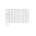 Miniatyrbillede 2 af 5: Hængslet Blomster Vase Reagensglas, 8 stk Reagensglas Blomster Vaser Plante Display Holder, Bord Midtpunkter Vase Med Børst (FMY) 8Pcs S- 15 x 2.2 cm