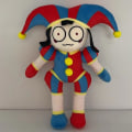 Miniatyrbilde 5 av 5: Den fantastiske digitale sirkus plysj klovn leketøy anime tegneserie dukke Joker plysj myk  (FMY) E 1 pc
