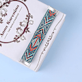 Miniatyrbild 5 av 5: Elastiskt nylonband med justerbart spänne flätat klockarmband för Fitbit Charge 6/5 - 14#  (FMY) Multicolor Style L Fitbit Charge 6