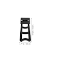Miniatyrbilde 4 av 4: 20 stk. Bilde Ramme Stativ Easel Bak For Bilde Ramme Bilde Ramme Stå Opp Rygger Bilde Ramme Easel Bak  (FMY) Black 13.00X4.50X1.00CM