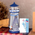 Miniatyrbilde 4 av 5: Middelhavsstil jern fyr figur nostalgiske hav anker ornamenter for  (FMY) M