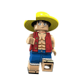 Miniatyrbild 4 av 5: 15-delad One Piece actionfigur byggsats leksaker barns pedagogiska montering leksaker  (FMY) A set of 15 styles A about 5 cm