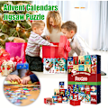 Miniatyrbillede 4 af 5: Julekalender Puslespil Legetøj Jule Nedtælling Kreativ Legetøj Julekalender Puslespil Kan Hænges Dekoreret Gave (FMY) Christmas advent calendar puzzle