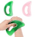 Pikkukuva 2 / 5: Suuri Gua Sha -hierontatyökalu, lymfaterapiahierontalaite, lihasten kaavintakahva (FMY) Pink