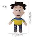 Pikkukuva 2 / 5: Big Nate englanninkielinen animoitu pehmolelu, syntymäpäiväjoululahja lapsille ja faneille (FMY) Nate