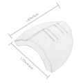 Miniatyrbillede 2 af 5: Universal Holdbar Klar Sidebeskyttelse til Briller Sikkerhedsbriller KND (FMY) Side Shields 2 Pairs