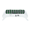 Miniatyrbillede 1 af 5: Chatpad Tastatur til PS5 Edge Controller Bluetooth-kompatibel Tastatur med Baggrundsbelysning (FMY) White