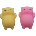 Miniatyrbillede 3 af 4: Håndlegetøj Klem Fidget Tegneserie Kat Legetøj Figur Til Mænd Kvinder Trykfrigivelse (FMY) Pink cat