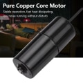 Miniatyrbilde 4 av 5: Akvarium USB luft pumpe liten oksygen pumpe med 2 luft stein rør henge spenne for fiske tank utendørs fiske  (FMY) Black With 2 Air Stone