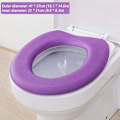 Pikkukuva 3 / 4: WC-istuimen pehmuste vedenpitävä pehmeä WC-istuimen päällinen kestävä lämmin pehmeä tyyny kylpyhuoneen WC:hen (FMY) Pink