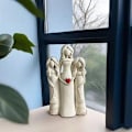 Miniatyrbillede 3 af 5: Engle Resin Havefigur til Haven Langvarig Resin Engel Dekoration Havefigur Kreativ Engel Resin Figur til Mor Søster Datter (FMY) C