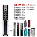 Pikkukuva 3 / 5: Sommer 4020 Tx03-868-4 4026 4031 Autotallin Oven Kaukosäädin 868mhz Rolling Code Kädessä Pidettävä Lähetin Aperto 4025 4021 Portin Avaaja-sswyv-ZZY  (FMY)
