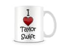 Jag Älskar Taylor Swift Tryckt Mugg (FMY)