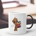 Miniatyrbild 3 av 4: SSRGV Jag är Groot Färgväxlande Mugg Keramisk Termisk Kaffe Frukostmugg (FMY)