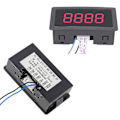 Pikkukuva 3 / 4: Dc Led Digitaalinen Näyttö 4-numeroinen 09999 Ylös/alas Plus/miinus Paneelilaskuri Mittari G  (FMY) Red
