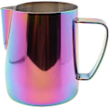 Miniatyrbillede 2 af 5: Mælkeskumningskande i rustfrit stål belagt med titanium Creamer Latte Art Kop Kaffe Latte Cappuccino Multicolor 350ml (FMY)
