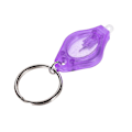 Miniatyrbillede 5 af 5: 10 stk. Mini bærbar UV LED-lygte nøglering ultra lys nøglering lys lommelygte valuta pas detektor lilla 10 stk. Z  (FMY)