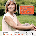 Miniatyrbilde 3 av 5: 15-pakke Libre Sensordeksler Vanntette Freestyle Libre Sensorplaster - Fleksible CGM-plaster uten lim i midten - enlite - guardian (FMY)