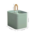 Miniatyrbillede 2 af 5: 2023 Katte Vandfontæne - Automatisk Vandfontæne til kæledyr, 1,5 L Hundevanddispenser, Filter til kæledyr (FMY) Light green