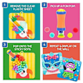 Miniatyrbild 4 av 5: Flickpresenter Pom Pom Pysselset, Pom Pom Konstset & Pyssel, DIY Skolkonstprojekt Pysselleksak Födelsedag (FMY)