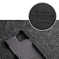 Miniatyrbild 5 av 5: Vertikalt Flip-fodral för iPhone 13 i äkta läder med litchitextur + PC-skyddande skal (FMY) White iPhone 13 6.1 inch