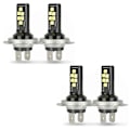 Pikkukuva 1 / 5: 4X H7 LED-ajovalo-lähivalot 60000LM 6000K 220W kylmä valkoinen (FMY)