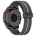 Miniatyrbilde 1 av 5: Urklokkebånd i svart spenne med dobbel farge for Garmin Tactix 7 Pro/Fenix 7X/6X/6X Pro/5X Plus 26 mm (FMY) Multicolor Style C Garmin Tactix 7 Pro