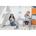 Miniatyrbillede 5 af 5: Kostume Cosplay Tilbehør Perfekt Til At Klæde Sig Ud Og Lege - Inkluderer Den Ikoniske Orange Sløjfe, Seler, Hat Og Briller (FMY)