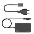 Miniatyrbilde 5 av 5: 36w strømadapterlader for Microsoft Surface Go 1 2 3 - EU-kontakt (FMY)