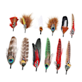Miniatyrbillede 1 af 4: Hattefjer Cowboy Hat Feather til Fedora Hatte Kostume Julefest Hatte Style A (FMY) Style D Total length 10cm-15.5cm