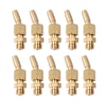 Miniatyrbilde 1 av 5: 10 stk 1/8 tommer DN6 Sprutende Vann Dyser Universal Vann Gardin Dyser Landskap Hage Gard  (FMY) brass color