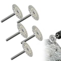 Pikkukuva 1 / 3: 40 mm timanttiterä 6 mm varrella, katkaisulaikka kaiverrukseen ja laattojen, graniitin, marmorin ja keramiikan leikkaamiseen (FMY) Sharp 10pcs