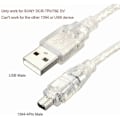 Miniatyrbilde 2 av 5: USB Hann til Firewire IEEE 1394 4-pinners hann adapterkabel for Sony DCR-TRV75E DV - Kjøp nå (FMY)