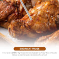 Miniatyrbild 5 av 5: Ersättningsgivare för kött med hög temperatur för grillar och rökare Kompatibel med , 2-pack Vattentät BBQ (FMY) silver  black