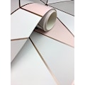 Miniatyrbillede 3 af 3: Apex Geometrisk Tapet (FMY) Rose Gold