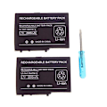 Miniatyrbilde 1 av 3: 2000mAh Batteri Passer Til Ds Lite Nds Ndsl 3.7v Litium-ion Batteri + Verktøy (FMY) 1 set of 2