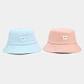 Miniatyrbilde 2 av 3: Motebøttehatt med smilende ansikt brodert unisex mote (FMY) C