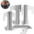 Miniatyrbild 1 av 5: Eldplåtsavståndshållare, Universal Grill Avståndshållare I Rostfritt Stål För Grillring Eldfat Grilltillbehör (DPD) 4pcs