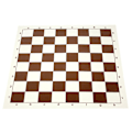 Miniatyrbilde 1 av 5: Sjakkmatte, PU-lær Turnering Rullbar Sjakkbrett (FMY) 43cm Coffee