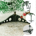 Miniatyrbilde 3 av 5: Juletræringsstativ, Plastjuletrærbase Kunstig Juletrærholder Universal Juletrærstativ Baseholder  (FMY) Green 10cm