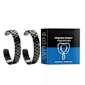 Miniatyrbilde 1 av 5: Magnetisk Kobber Prostata Armbånd Magnetisk Kobber Prostata Bånd Forbedrer Blodsirkulasjonen Menners Mote Armbånd Lindrer Prostata (FMY) 2pcs