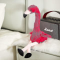 Miniatyrbillede 2 af 5: 13 Talende Flamingo Gentager Hvad Du Siger Interaktiv Sød Plyslegetøj Fyldte Dyr Fødselsdagsgaver Til Drenge Og Piger, Rød (FMY)