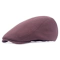 Miniatyrbild 1 av 5: 1 st bomullsmössor herr dam hatt mjuk casual basker enfärgad unisex retro hatt  (FMY) Coffee one size