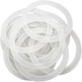 Miniatyrbillede 4 af 5: 10 stk. silikone pakningsringe til mason jars med bred munding, lækagesikre gummipakninger (10 stk., 70 mm) (FMY)